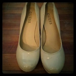Cream Guess heels